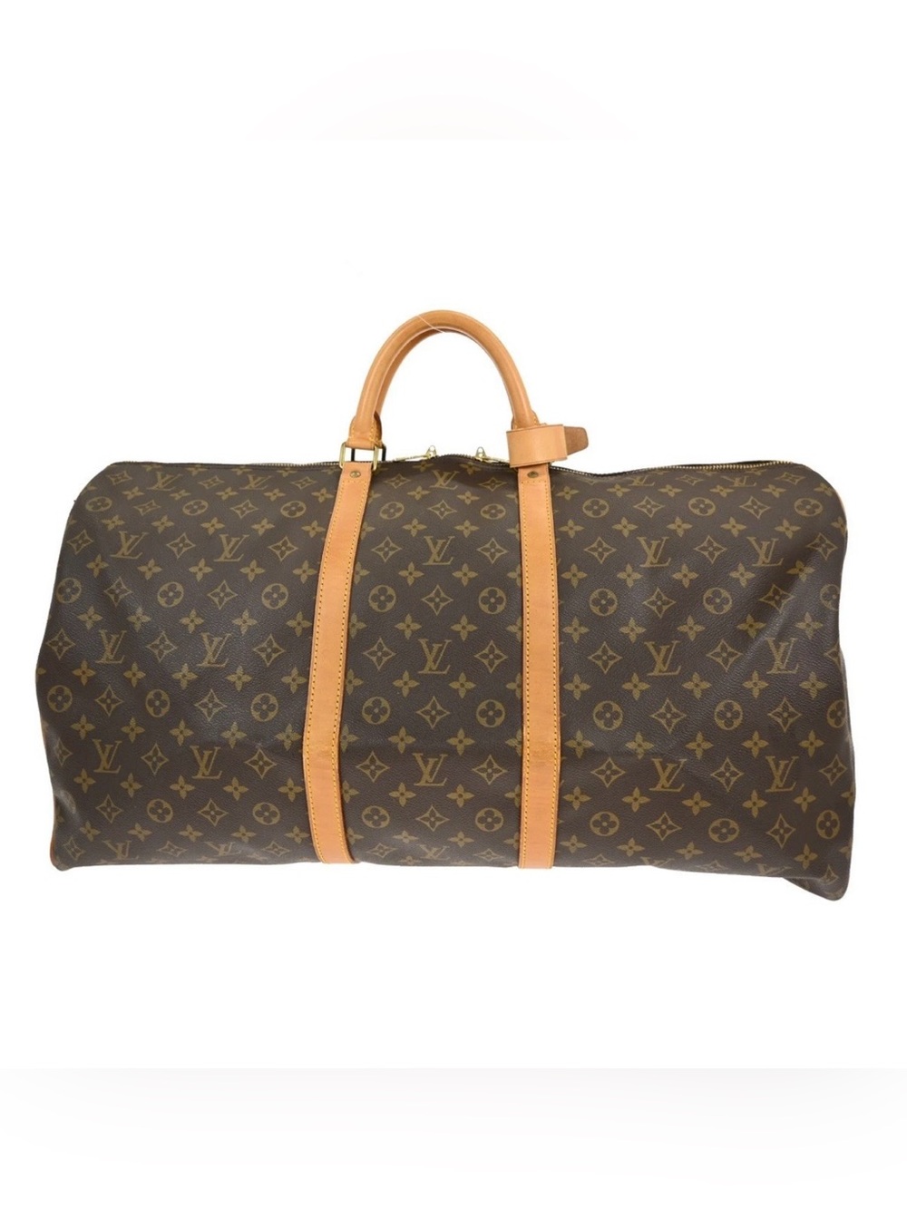 Authentic Louis Vuitton keepall 60 monogram travel unisex weekend bag